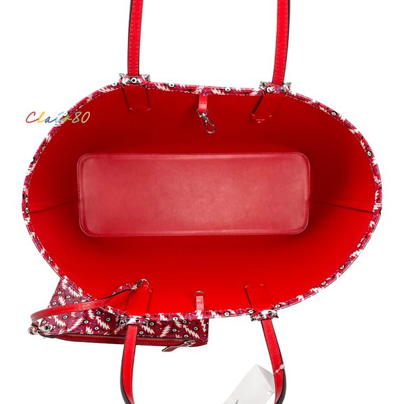 Christian Louboutin Large Cabata Graphic Print Tote - Picture 6 of 9
